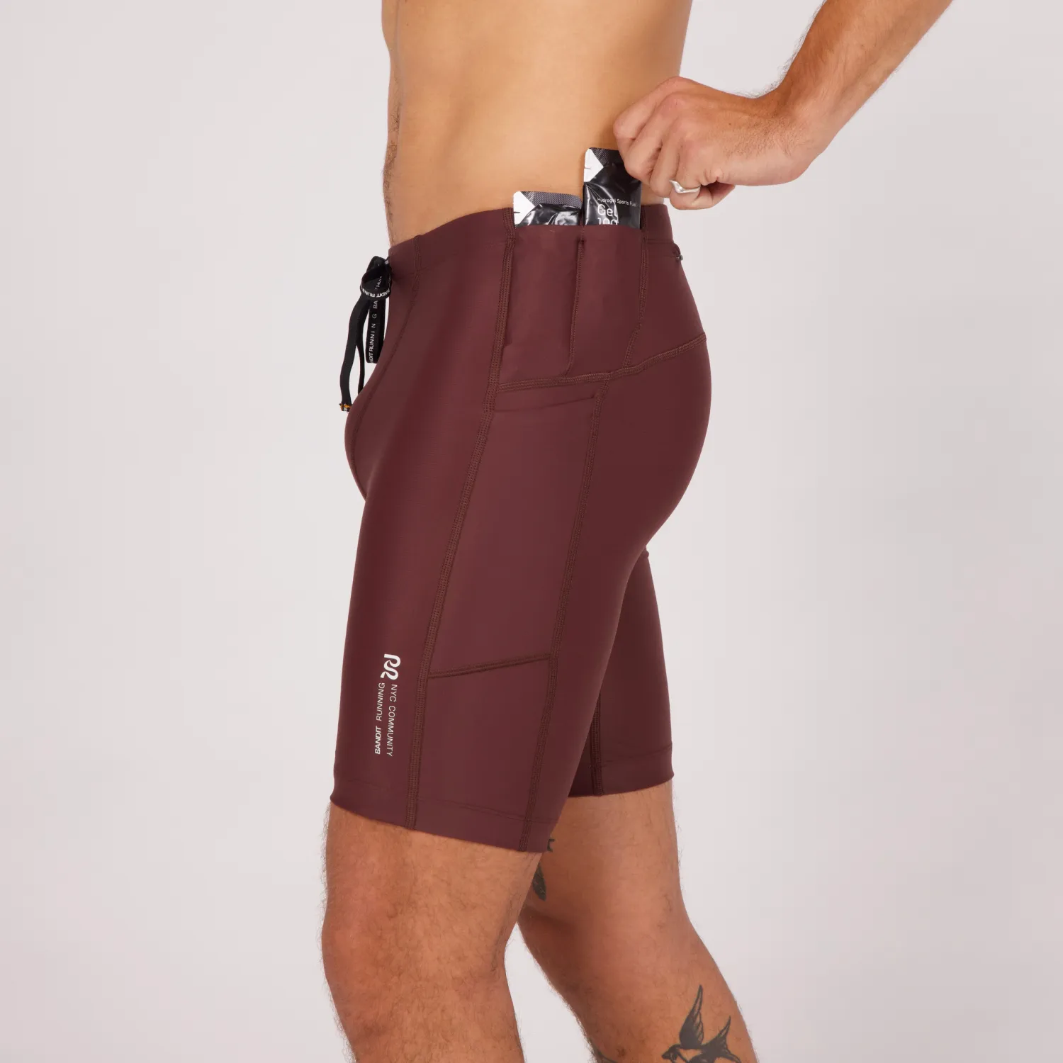 Superbeam™ Next Gen 7 Pocket Half Tights - Chocolate
