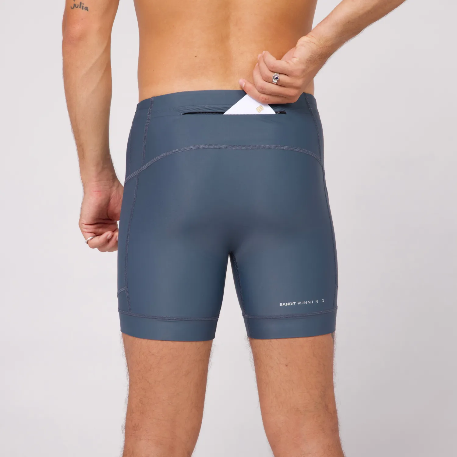 Superbeam™ Next Gen 7 Pocket Quarter Tights - Storm Grey