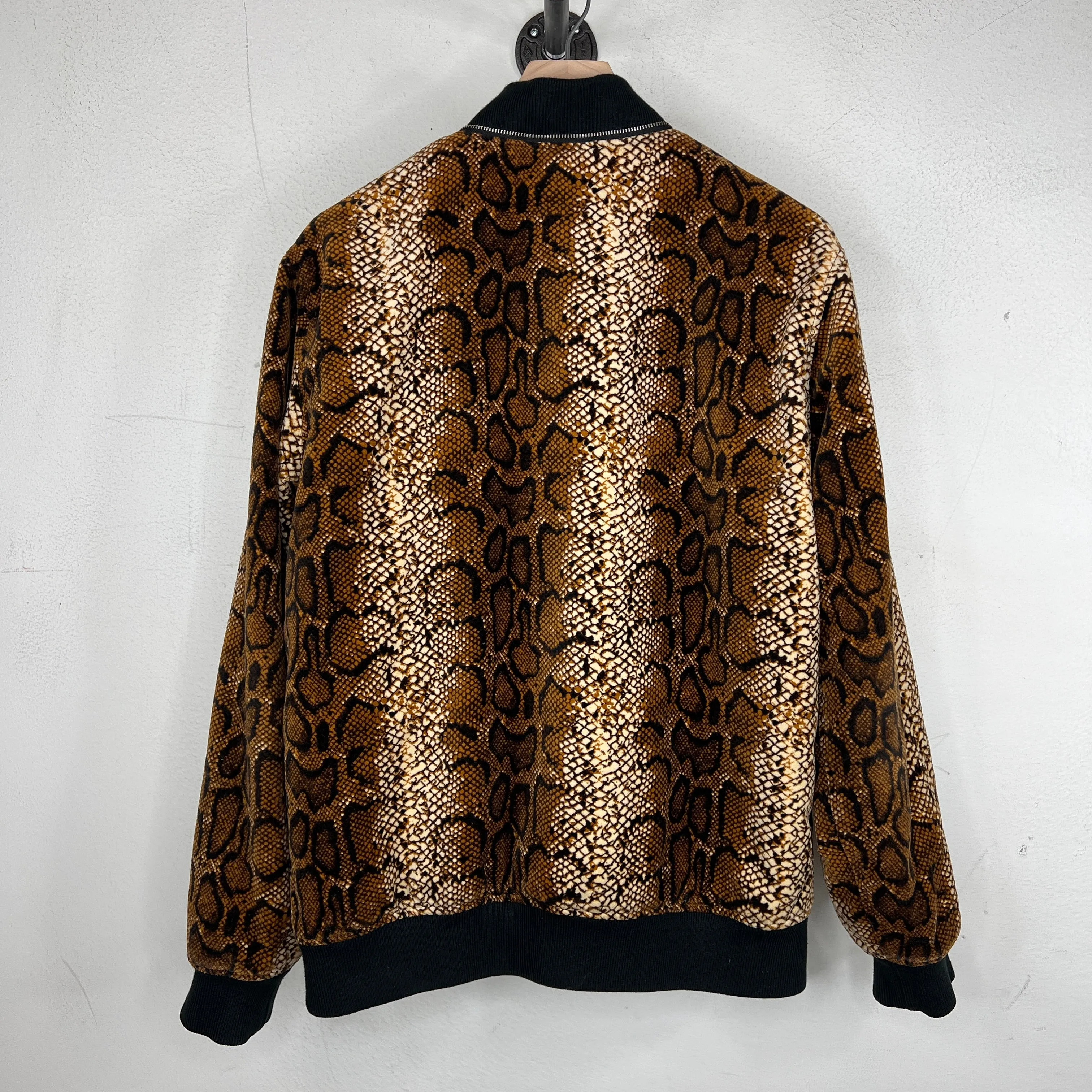 Supreme FW14 Snakeskin Velvet Bomber Jacket