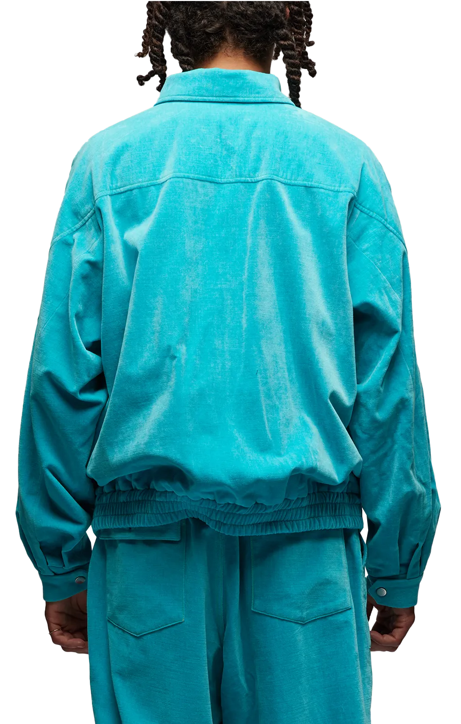 THE ELDER STATESMAN - Velvet Bomber Jacket