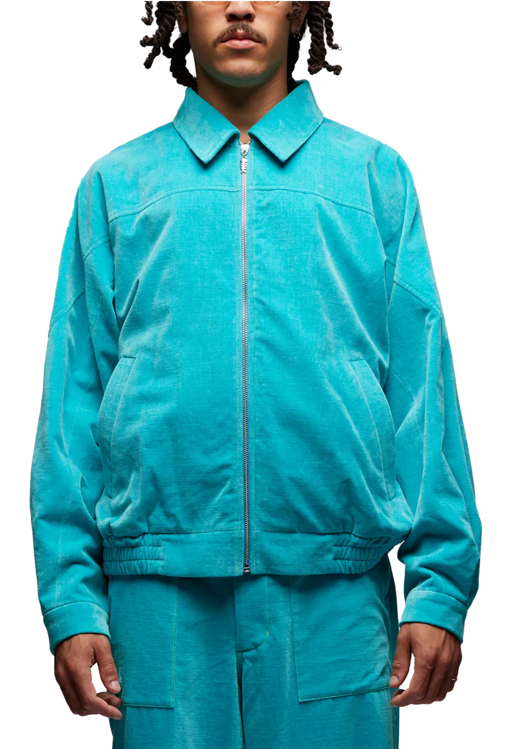 THE ELDER STATESMAN - Velvet Bomber Jacket