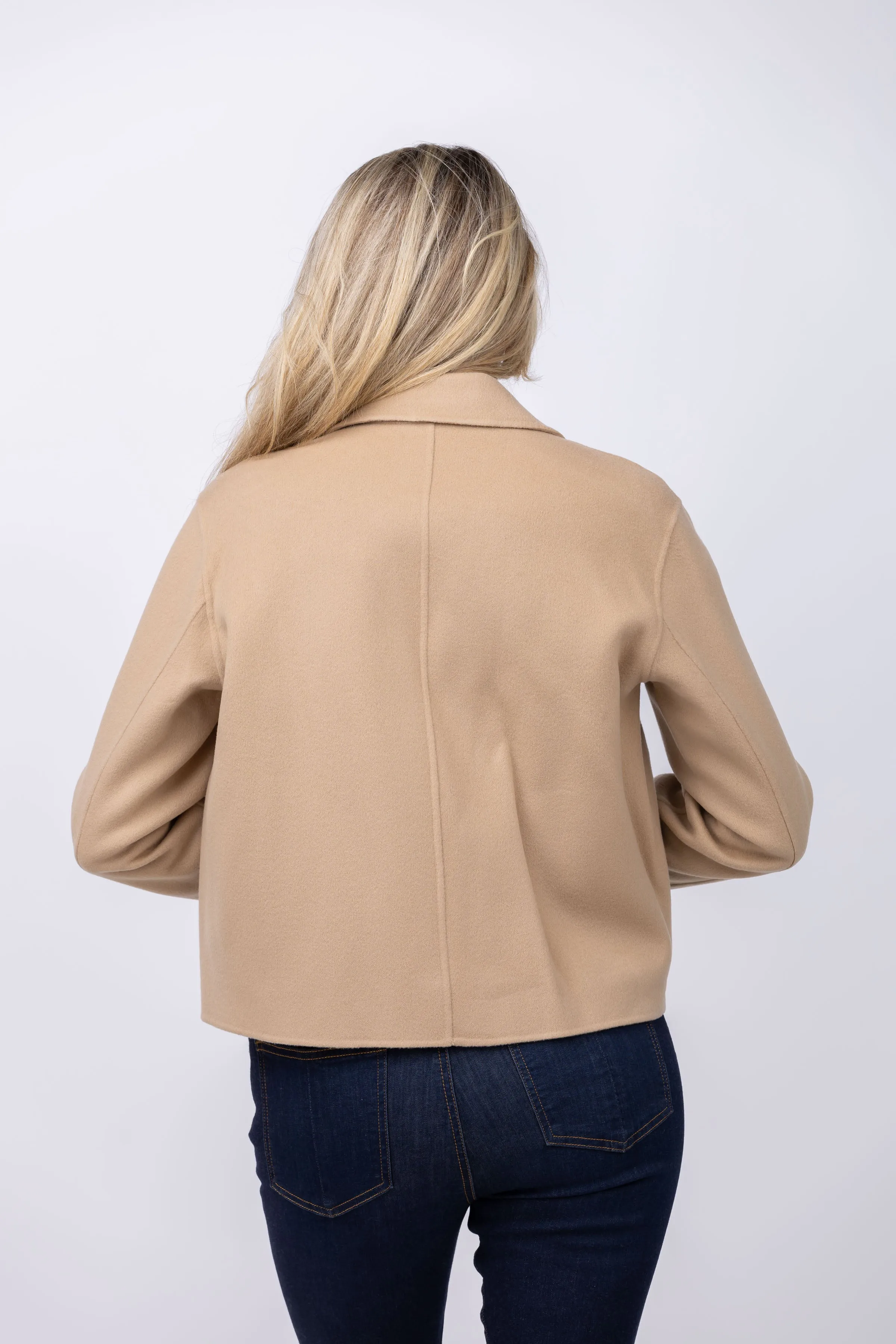 Theory Relaxed Cardigan Jacket in New Camel