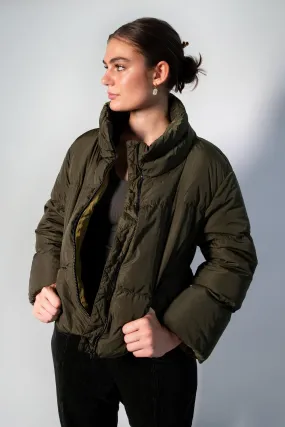 Transit Par Such Cropped Puffer Jacket in Khaki