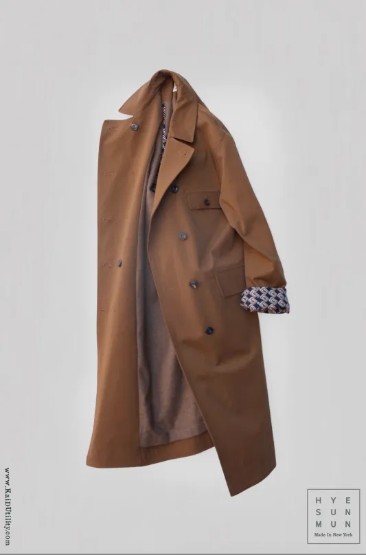 Travel Trench Coat - Clay- XS, S, M