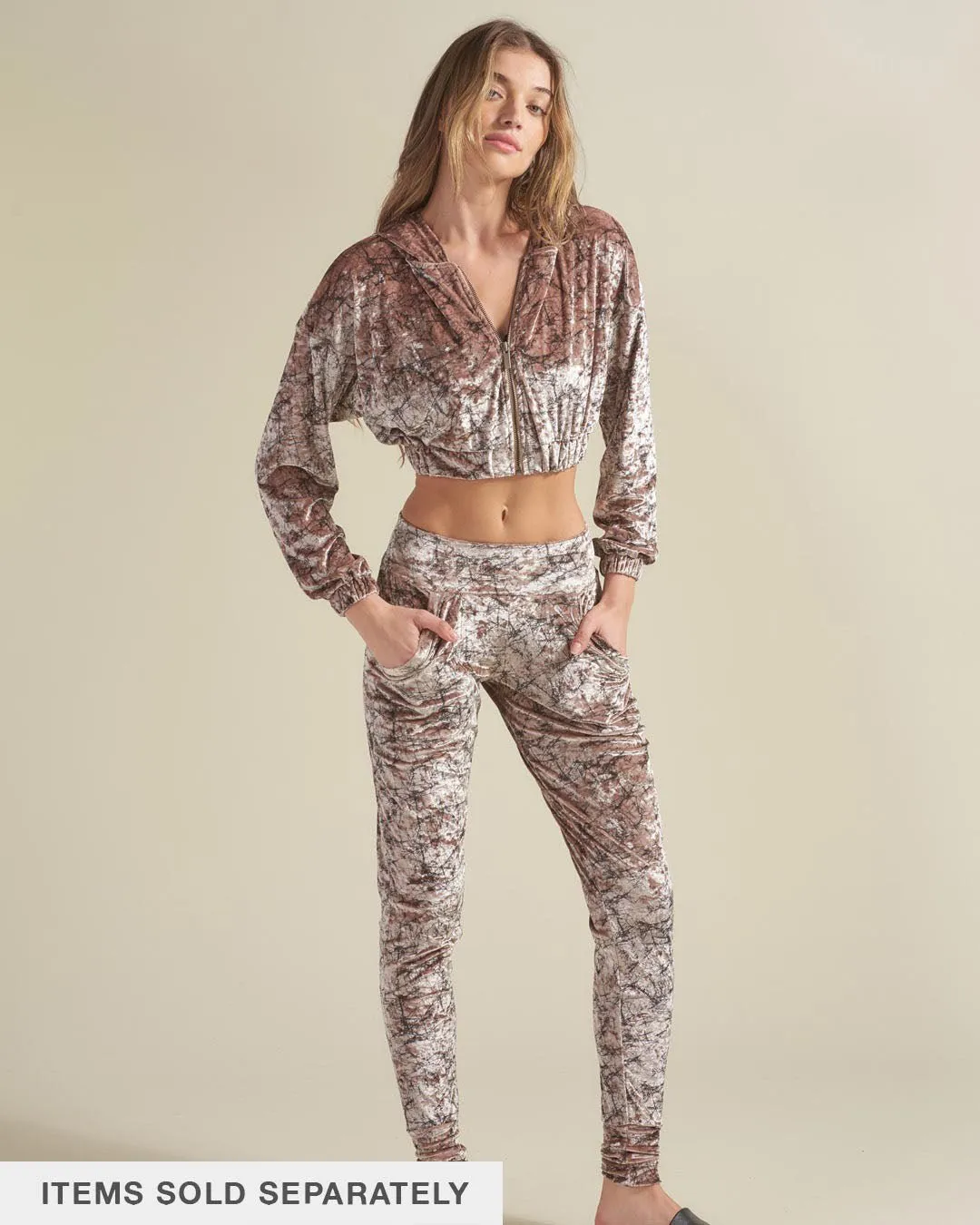Tree of Life Velvet Jogger | Women's