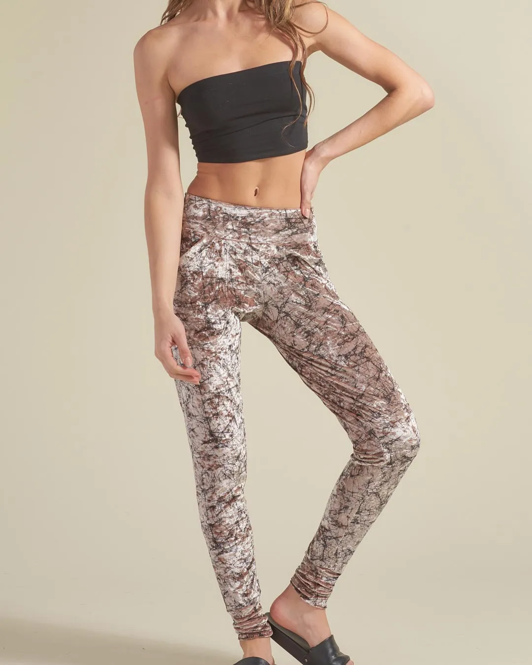 Tree of Life Velvet Jogger | Women's
