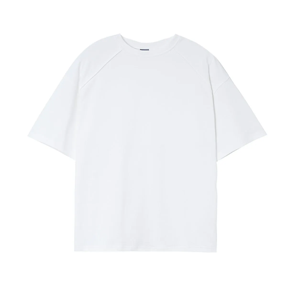 Urban Oversized Wide Batwing White Tee