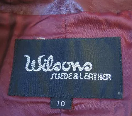 Women's 70s Jacket Cropped Leather Vintage Curvy Blazer Medium Wilsons VFG