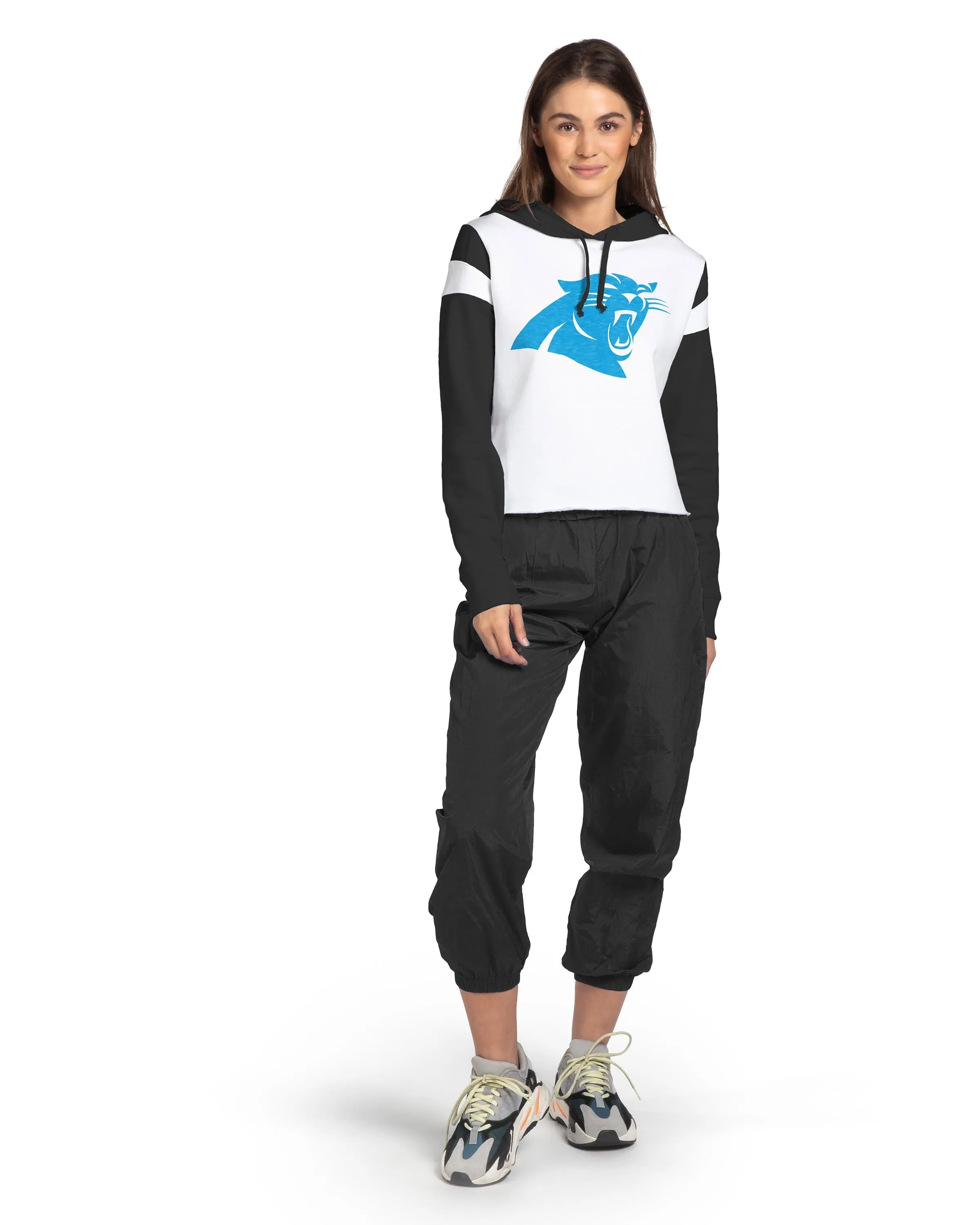 Women's Panthers Cropped Hoodie